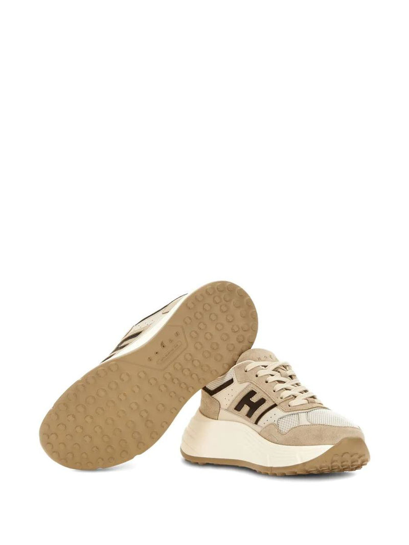 Hogan Hi-Fi Suede And Mesh Sneakers Shoes