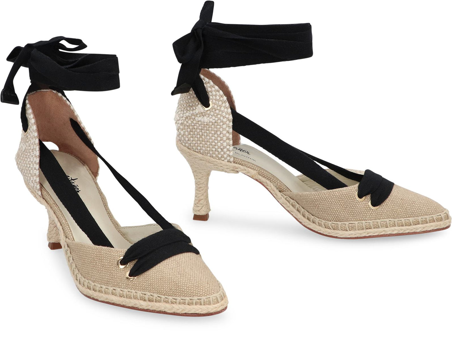 Castañer Castaner X Manolo Blahnik - Casta Canvas Heel Espadrilles