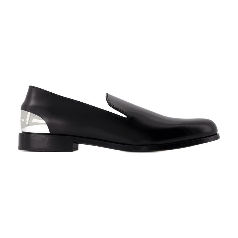 Alexander McQueen Metal Heel Loafers