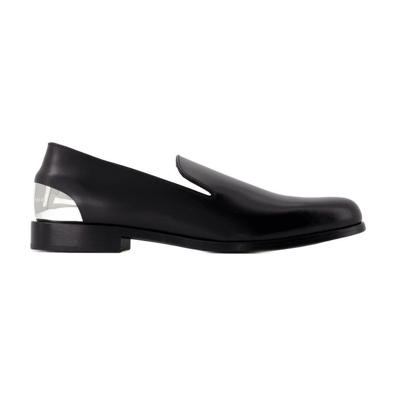 Alexander McQueen Metal Heel Loafers