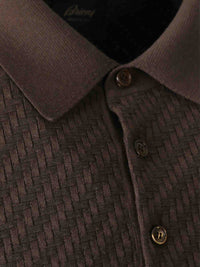 Brioni Long Sleeve Polo