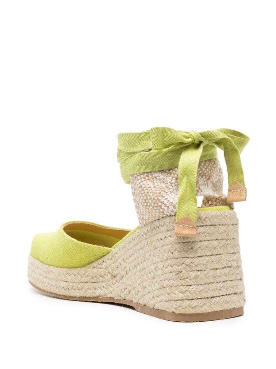 Castañer Tina Raffia Wedge Espadrilles