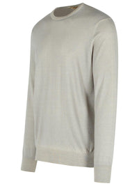 Gran Sasso Grey Cashmere Wool Sweater