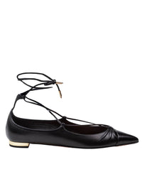 Aquazzura Gabi Flat In Soft Nappa