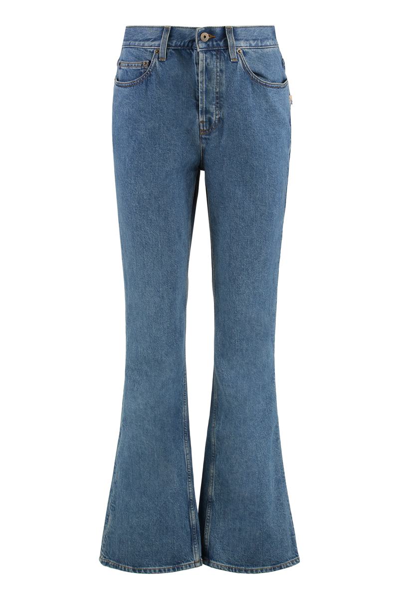Burberry High-Rise Bootcut Jeans