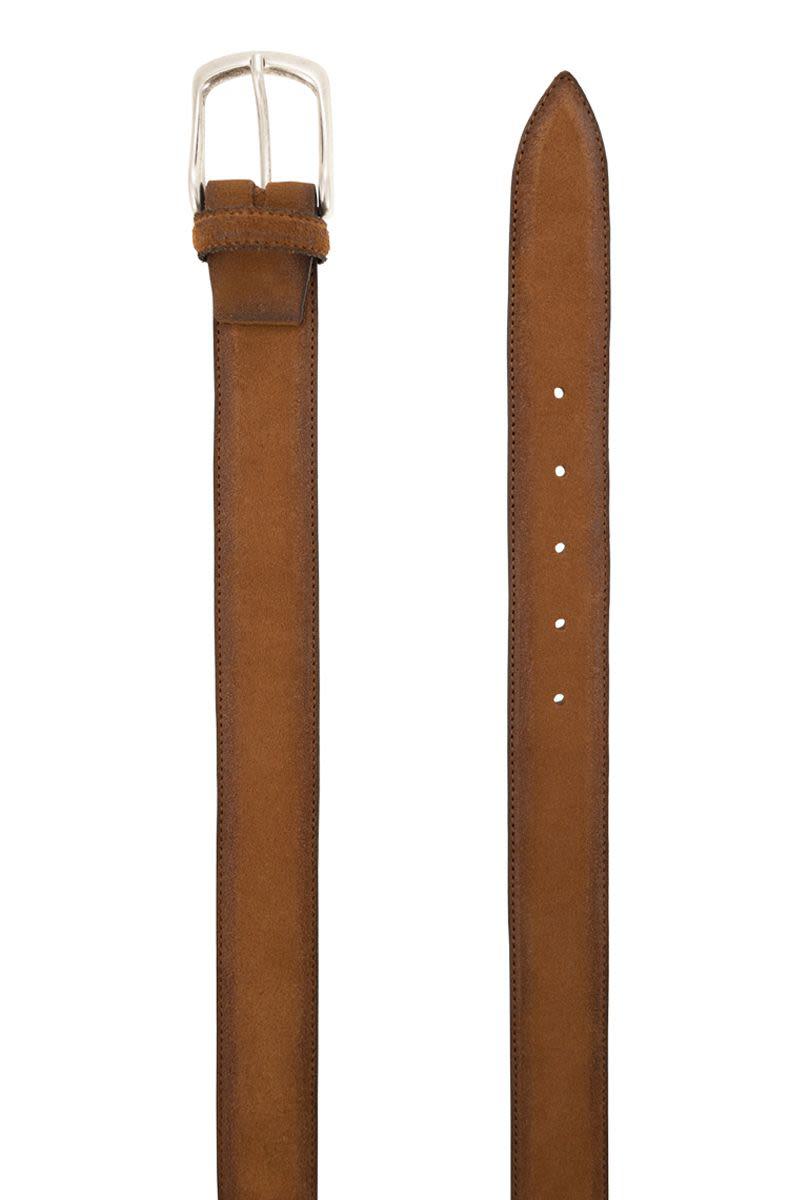 Alberto Luti Inverted Leather Belt