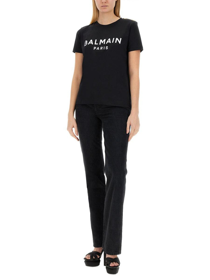 Balmain T-Shirt With Logo