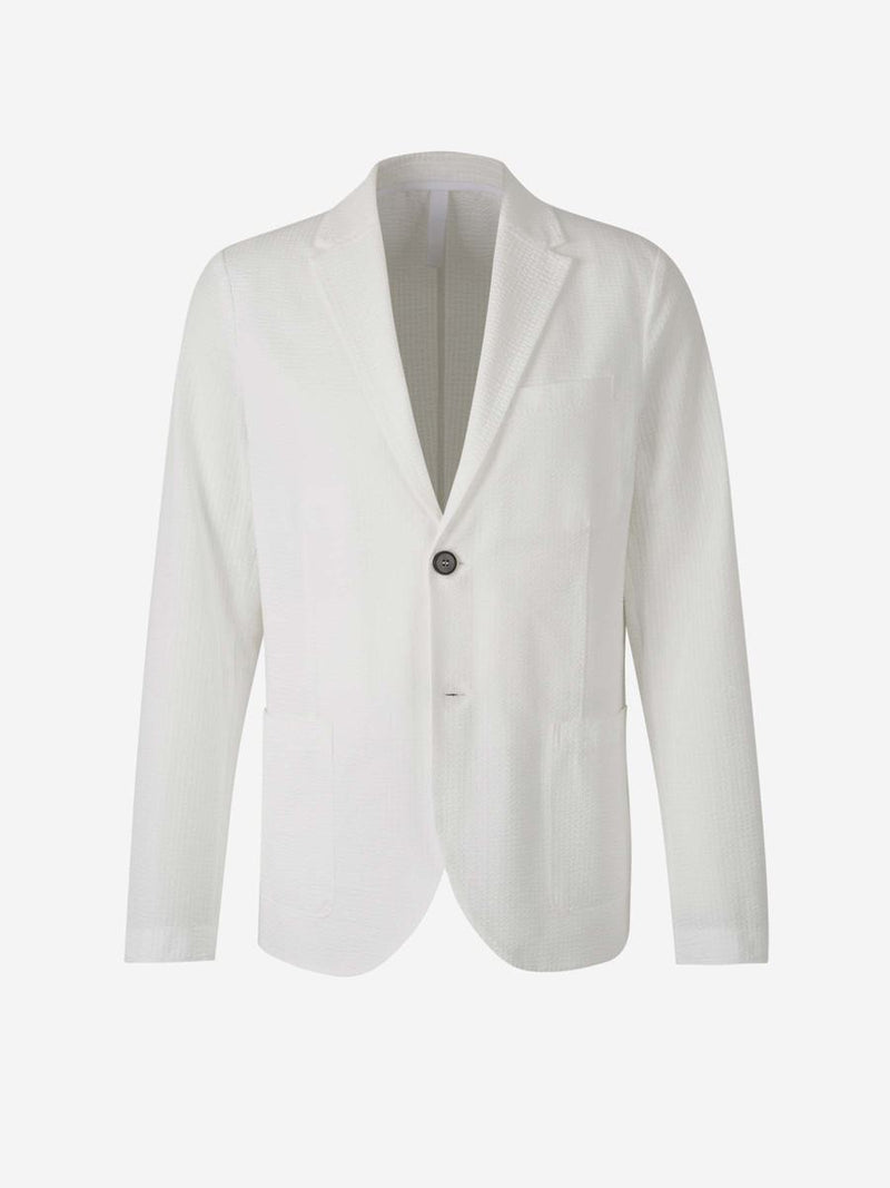 Harris Wharf London Textured Cotton Blazer