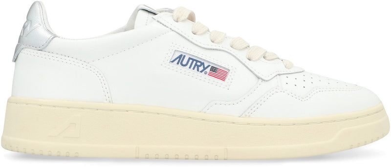 Autry Medalist Leather Low-Top Sneakers