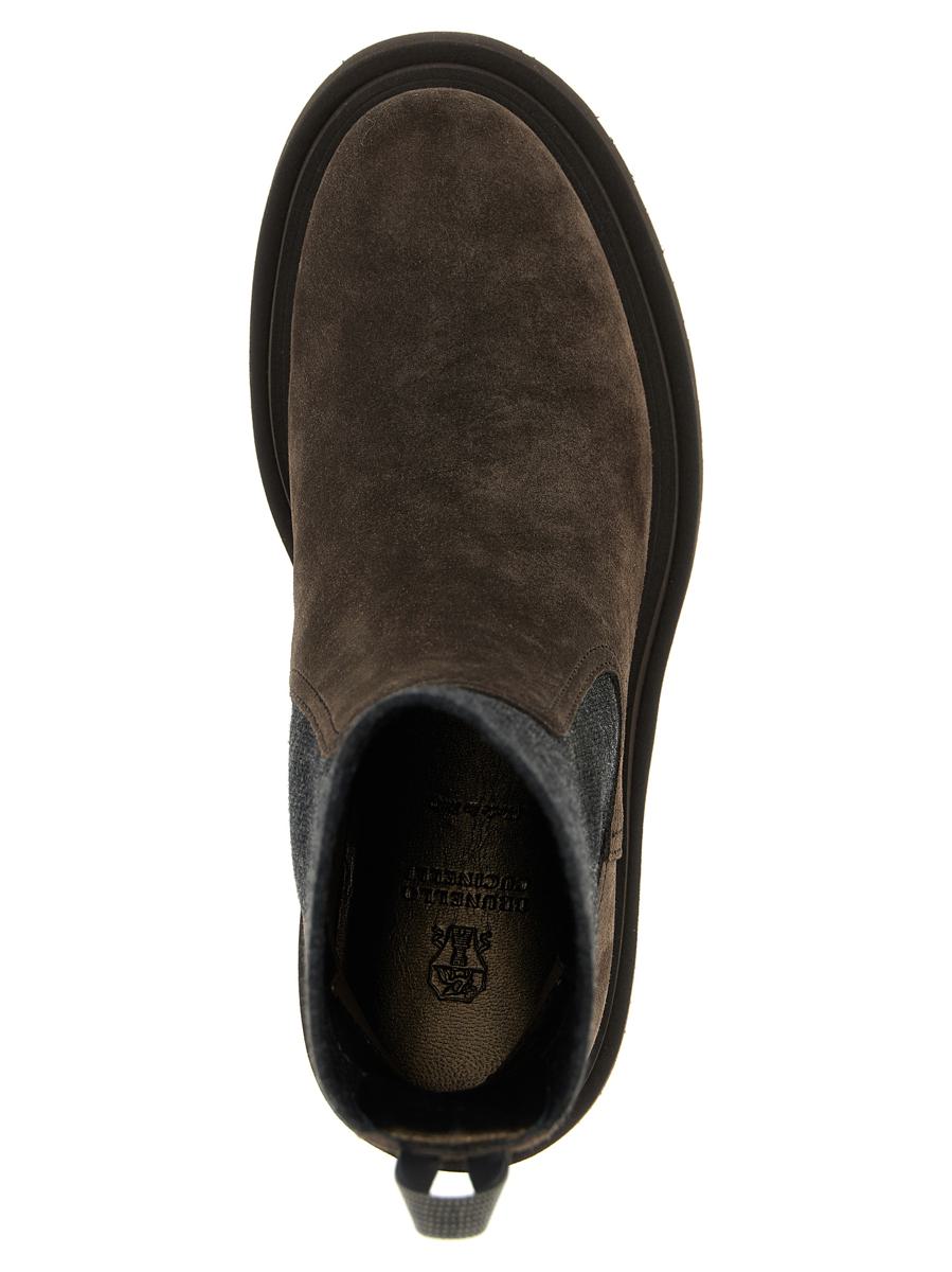 Brunello Cucinelli Monile Ankle Boots