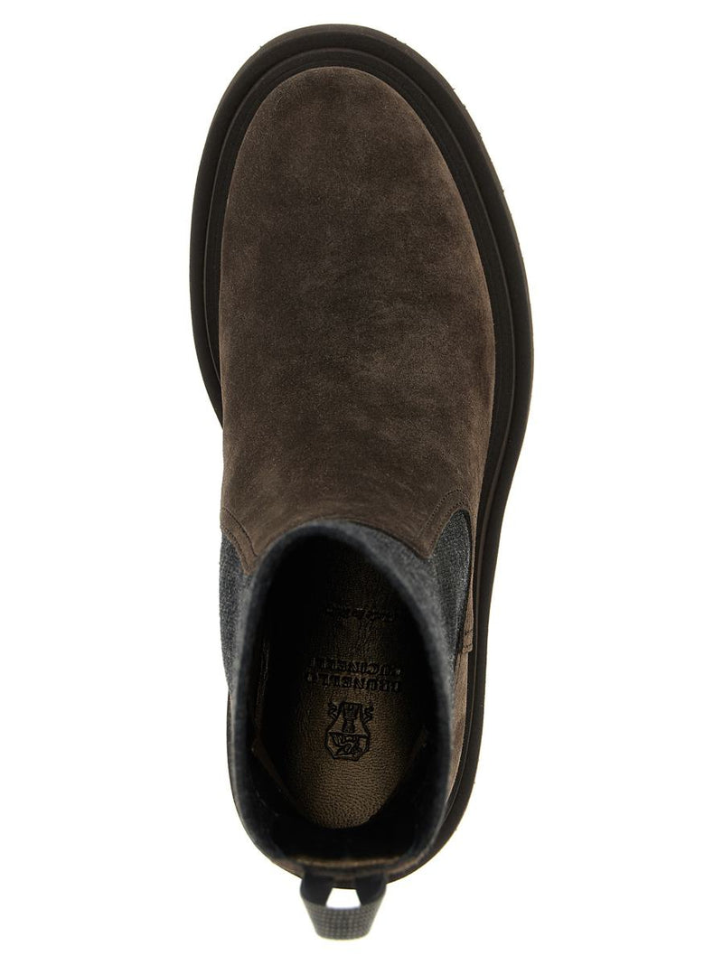 Brunello Cucinelli Monile Ankle Boots