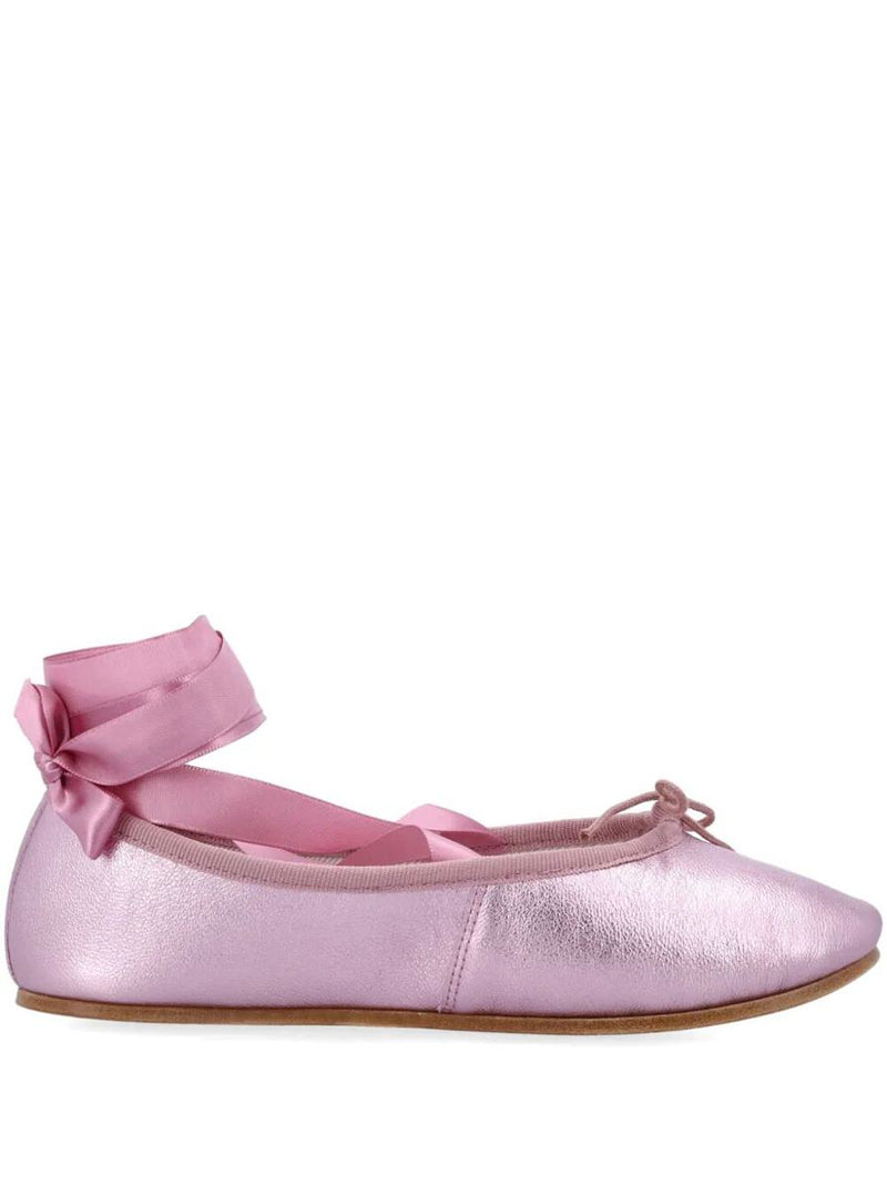 Repetto Sophia Ballet Flats With Satin Ribbons Shoes