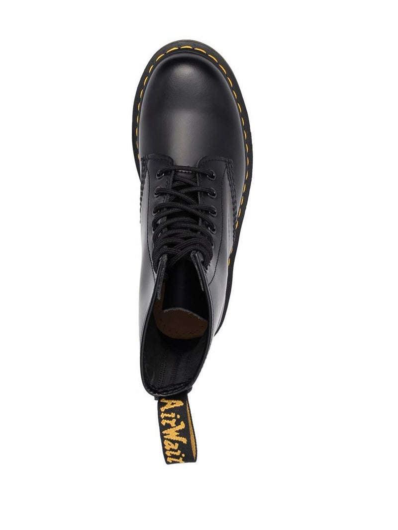Dr. Martens Black Leather Lace Up Boots