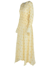 Ganni Ivory Viscose Dress