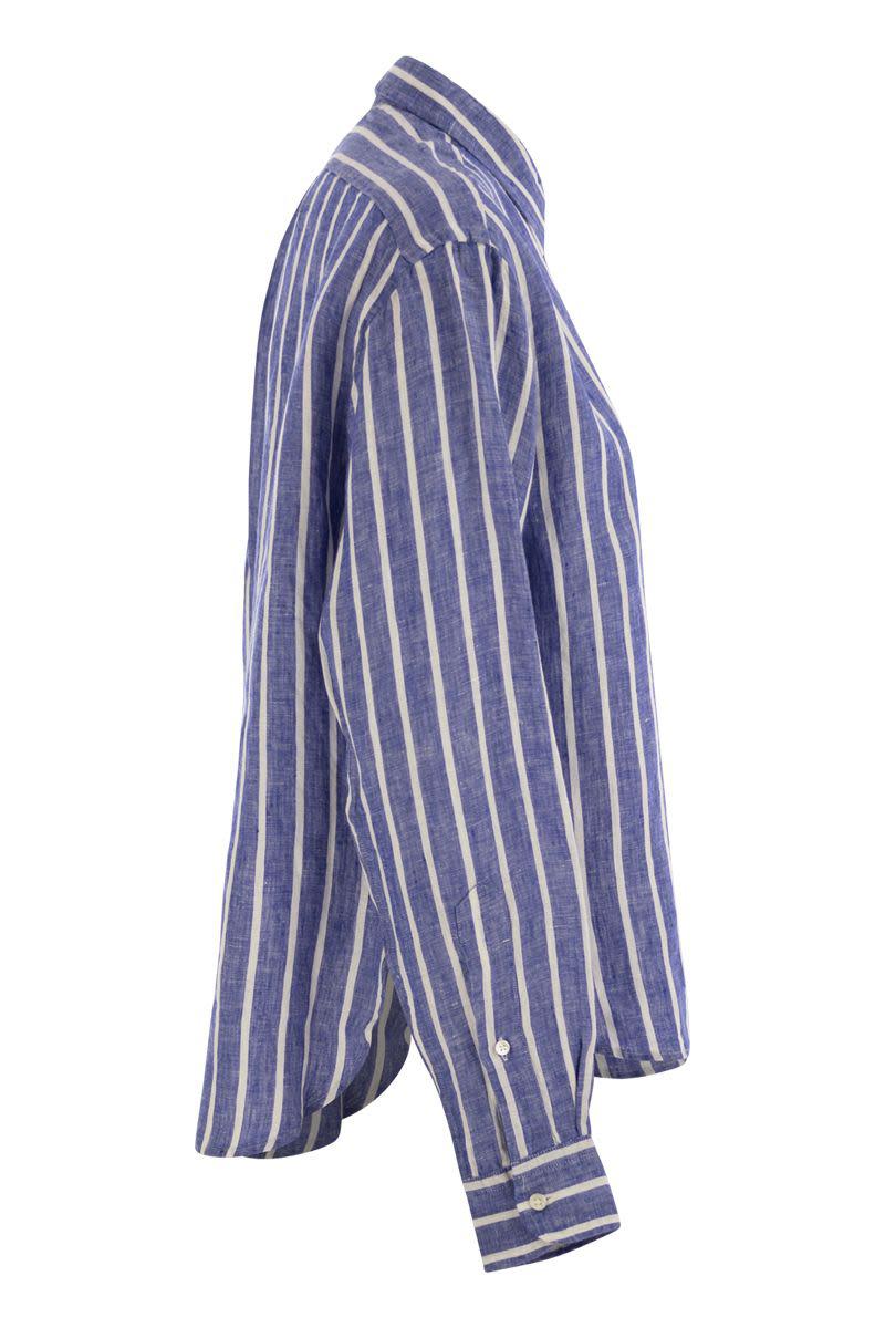 Polo Ralph Lauren Wide And Short Vichy Linen Shirt