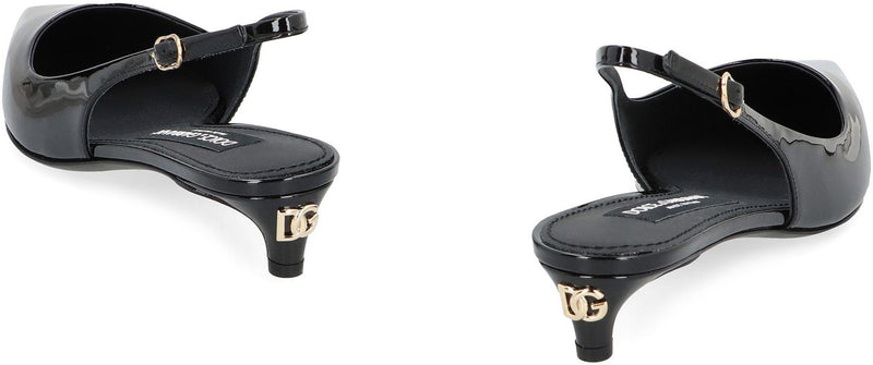 Dolce & Gabbana Leather Slingback Pumps