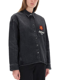 "Workwear" Shirt With Kenzo X Futura 2000 Embroidery