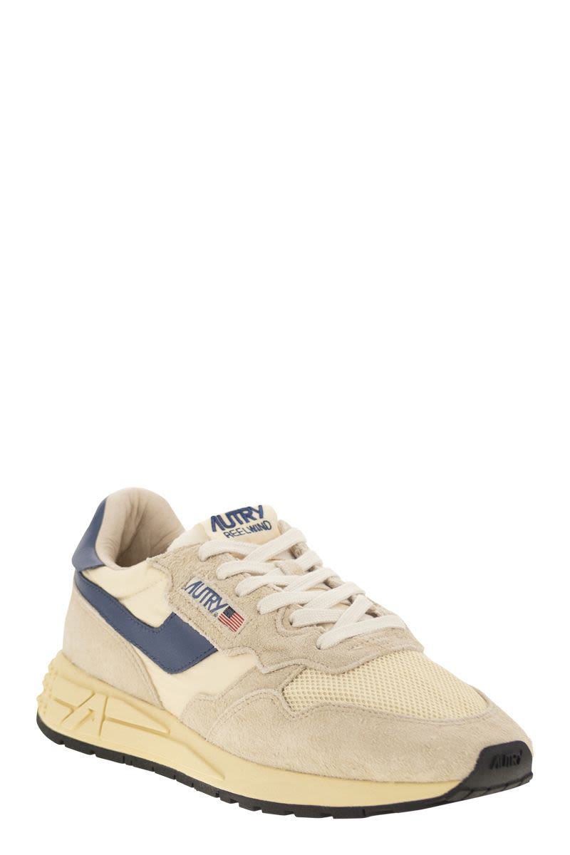 Autry Reelwind - Suede And Technical Textile Trainer