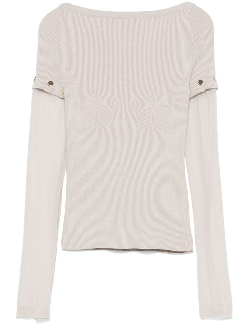 Sportmax Layered Crewneck Sweater