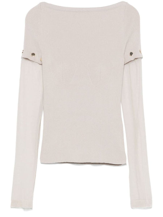 Sportmax Layered Crewneck Sweater