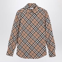 Burberry Check Pattern Blend Shirt