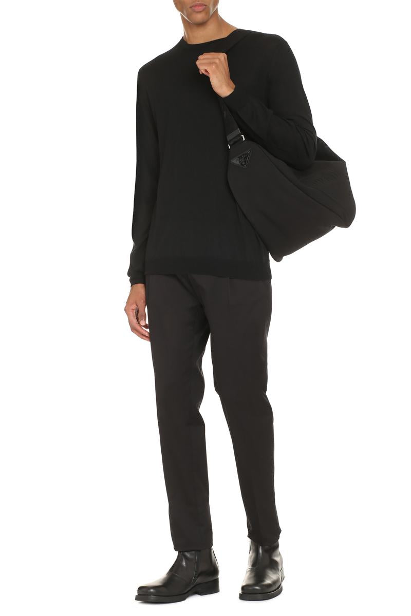 The (Alphabet) The (Knit) - Fine Knit Crew-Neck Sweater