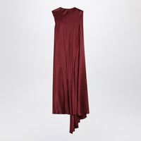 Max Mara Raspberry Cape Detail Dress