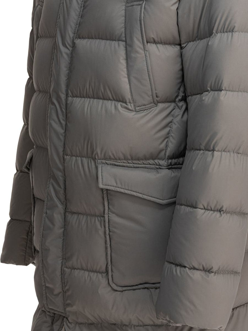 Herno Long Down Jacket With Hood