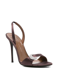 Giuseppe Zanotti Clandestino Satin Heel Sandals