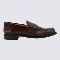 Church'S Brown Leather Loafers