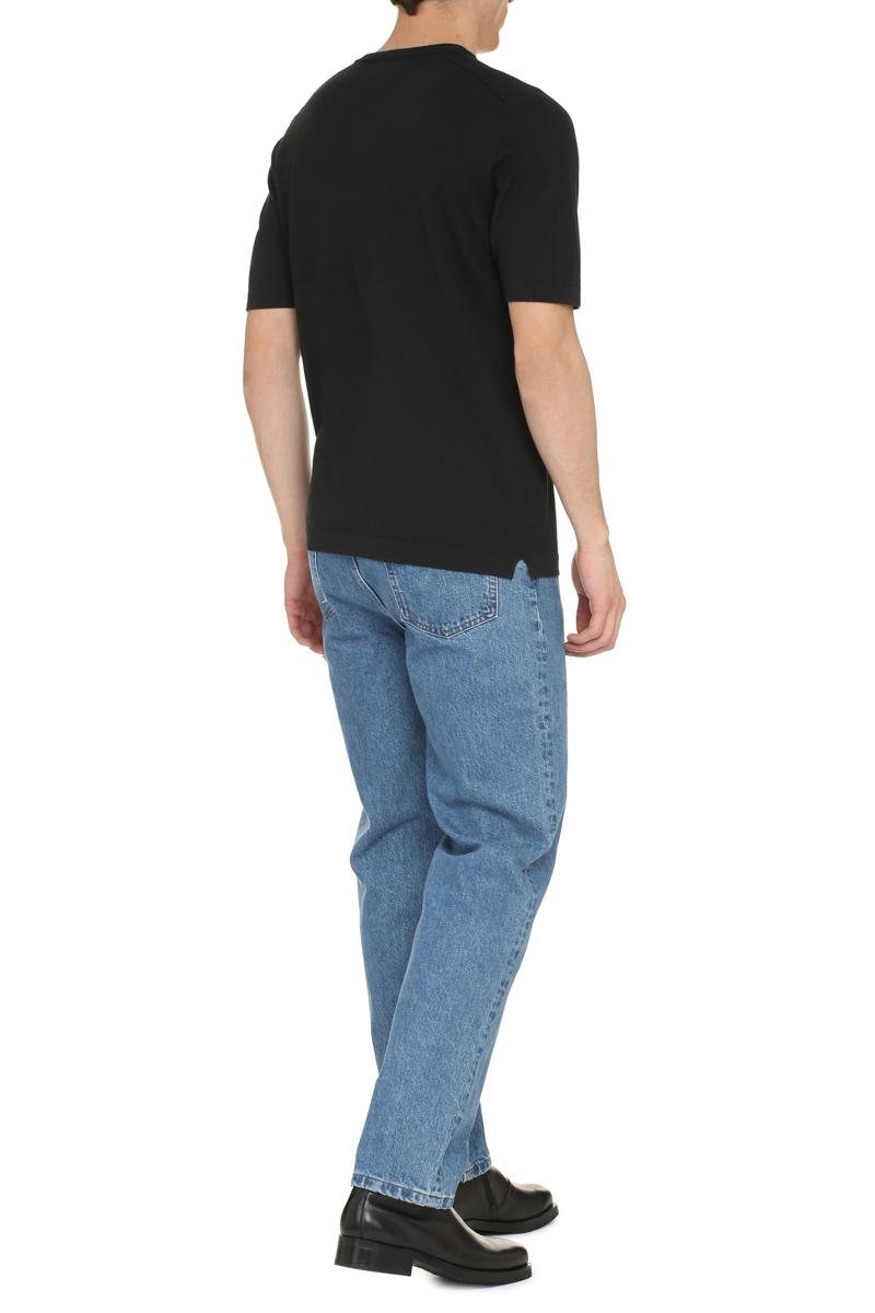 The (Alphabet) The (Knit) - Cotton Short Sleeve Sweater