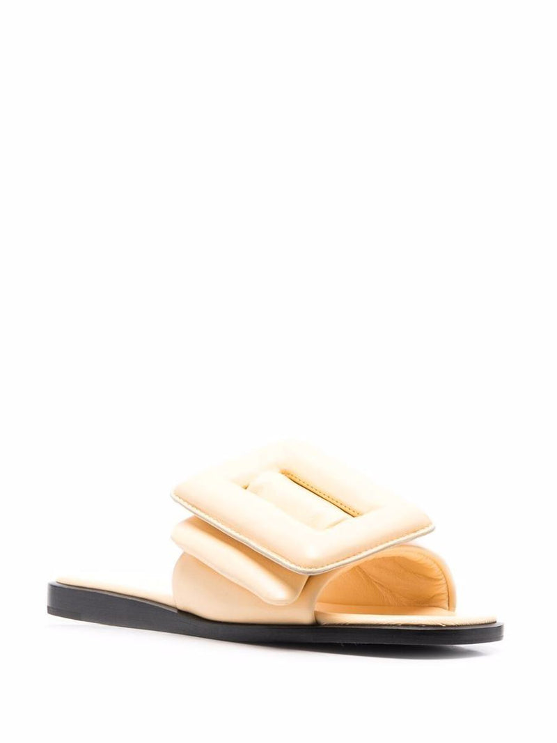 Boyy Puffy Leather Sandals