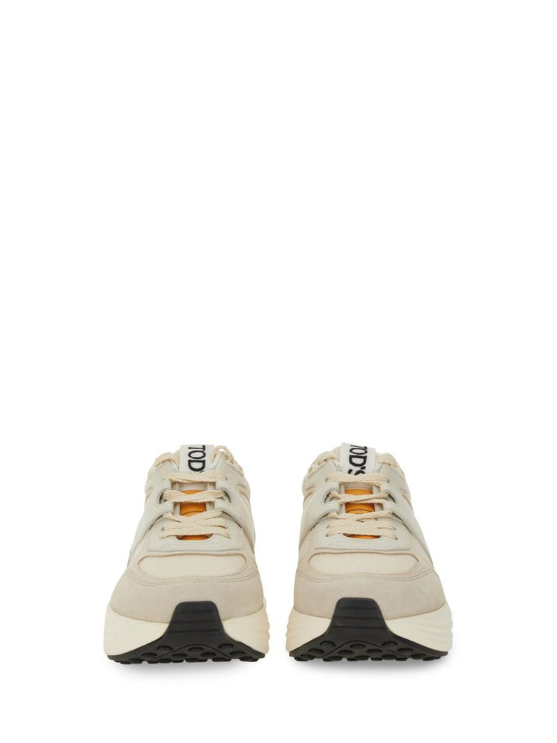 Tod'S Fabric And Suede Sneaker