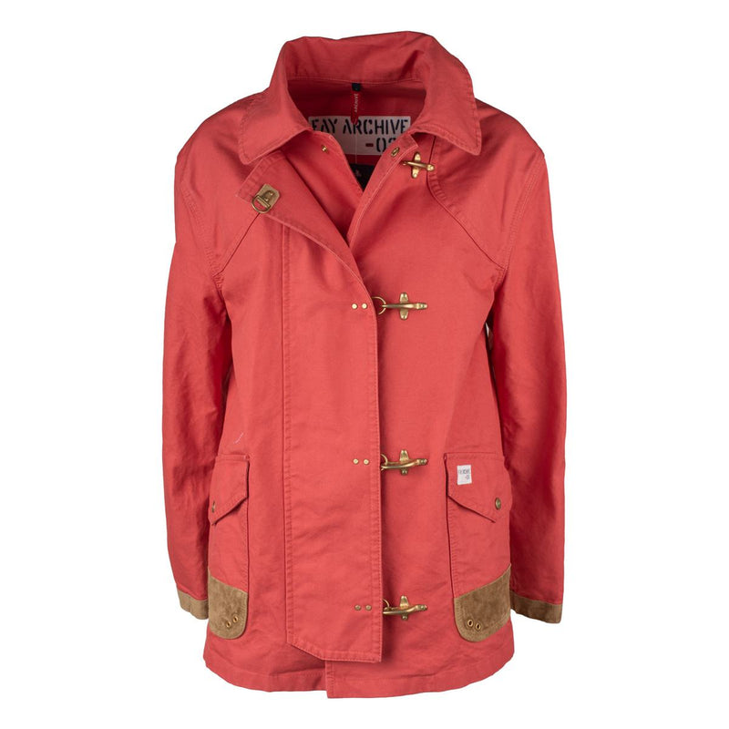 Fay Coral Canvas Jacket