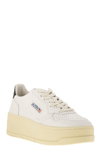 Autry Medalist Platform - Leather Trainers