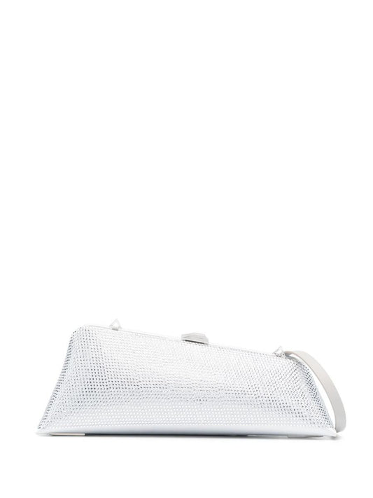 The Attico Long Night Satin Clutch Bag