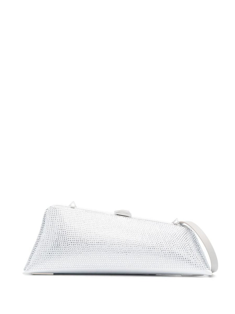 The Attico Long Night Satin Clutch Bag