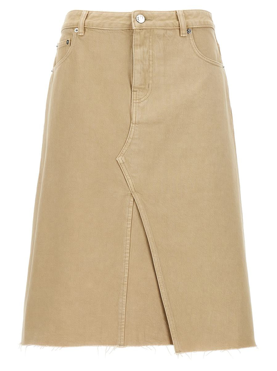 Tory Burch 'Deconstructed Midi' Skirt
