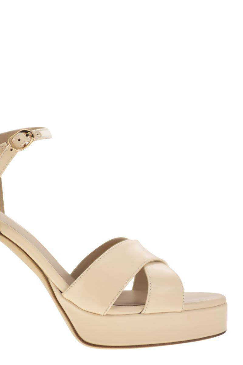 Stuart Weitzman Dayna - Leather Platform Sandal