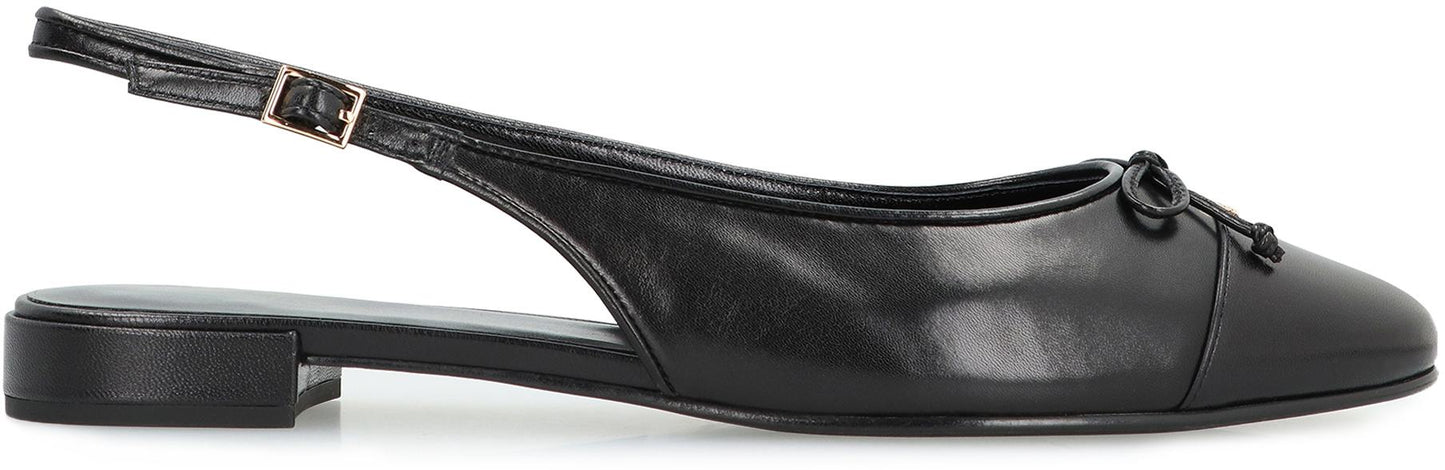 Tory Burch Leather Slingback Pumps