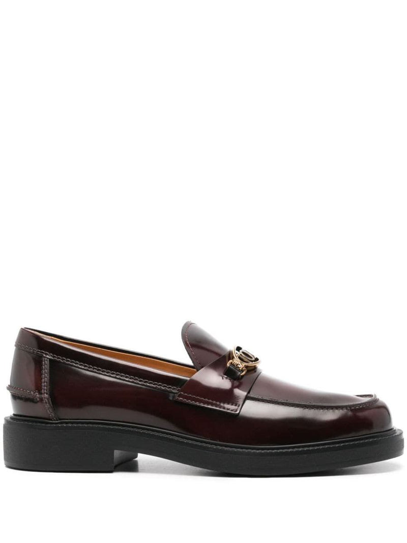 Tod'S Loafers With Clamp And Oval Logo Shoes