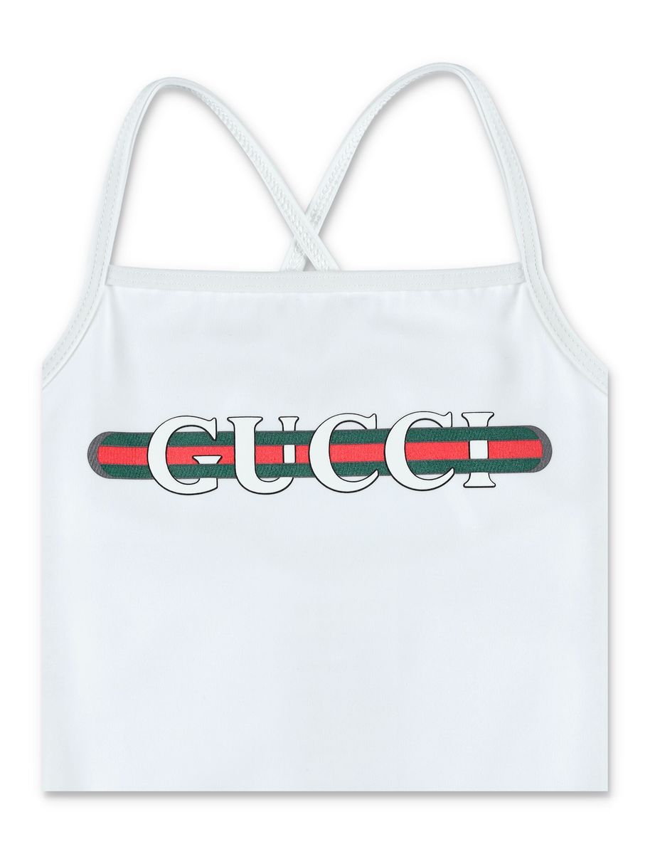 Gucci Kids Kid - Printed Lycra Swimsuit