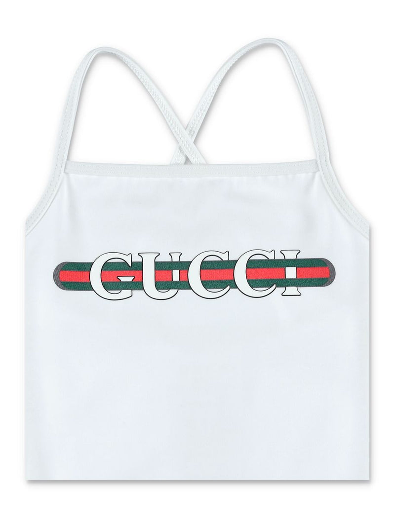 Gucci Kids Kid - Printed Lycra Swimsuit