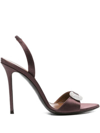 Giuseppe Zanotti Clandestino Satin Heel Sandals