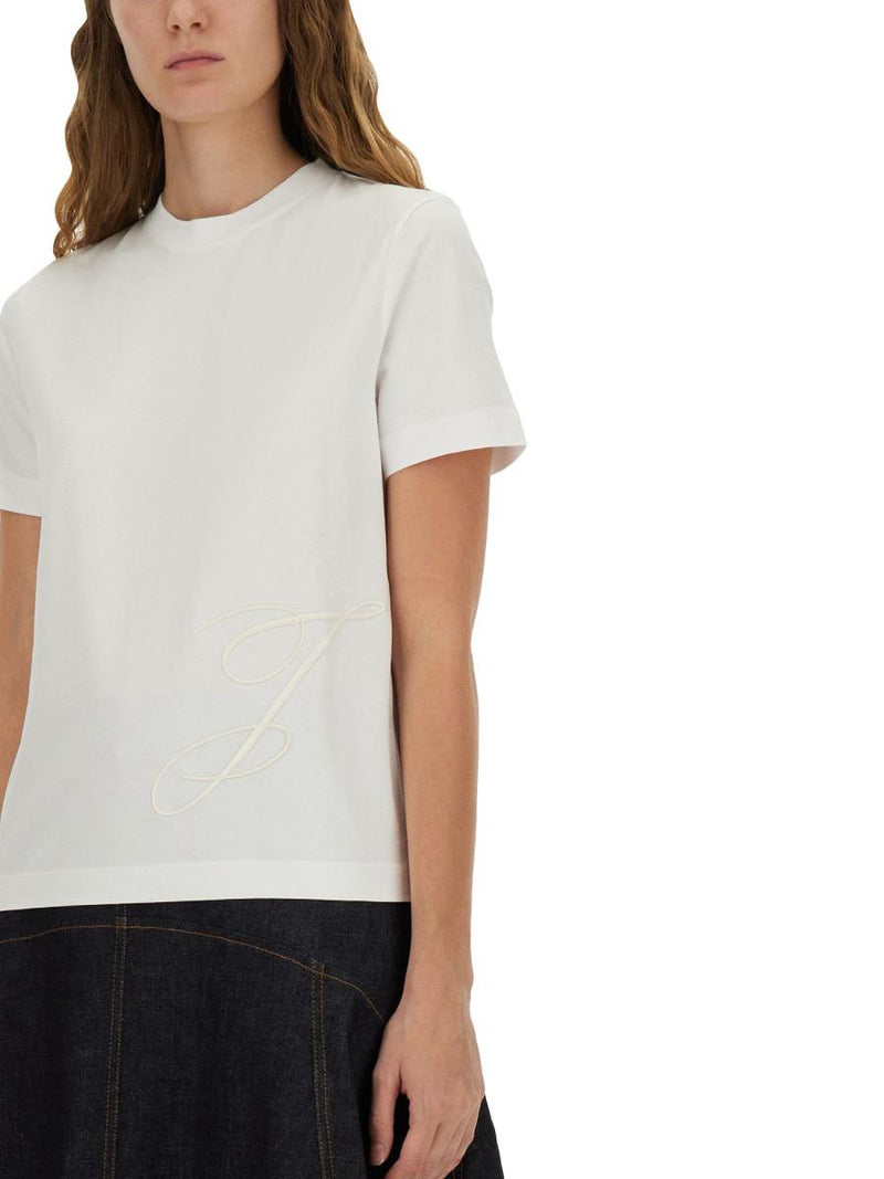 Jacquemus T-Shirt With Embroidered "J"