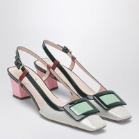 Roger Vivier Belle Vivier Multicolour Patent Slingback