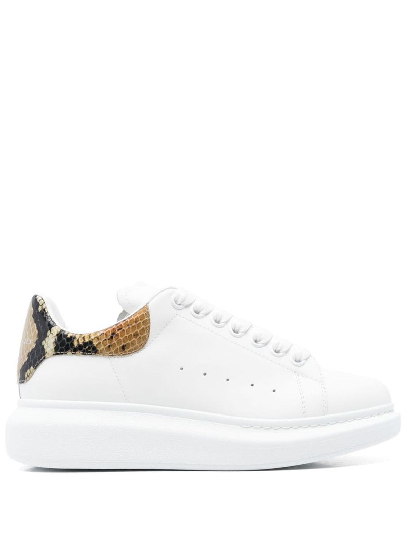 Alexander McQueen ''Oversize' Sneakers With Python Print Heel
