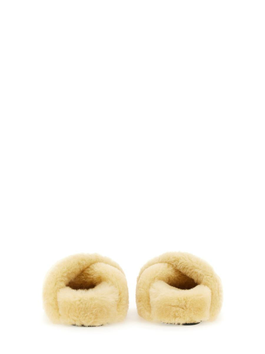 Jil Sander Shearling Sandal