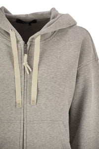 Weekend Max Mara Dog - Cotton Zipped Sweatshirt