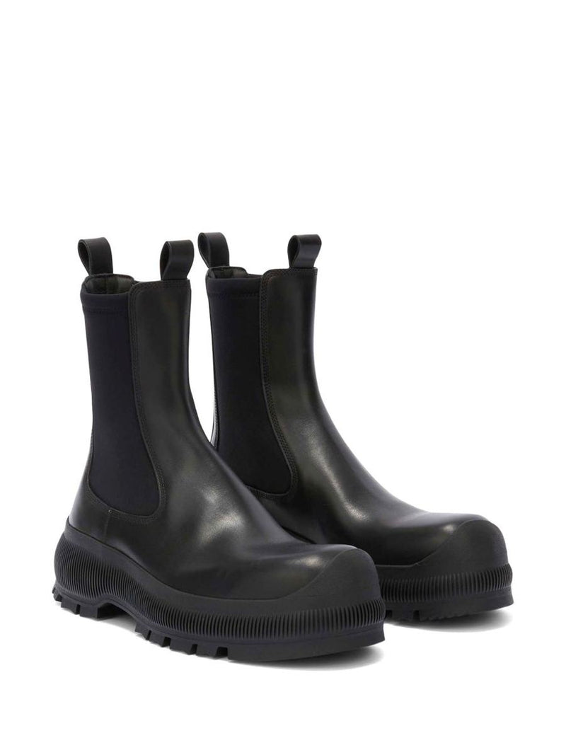 Jil Sander Leather Chelsea Boots